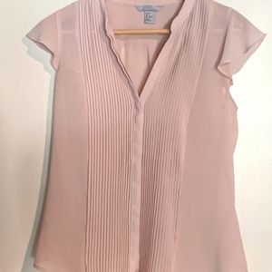 Light Pink Womens H&M Blouse